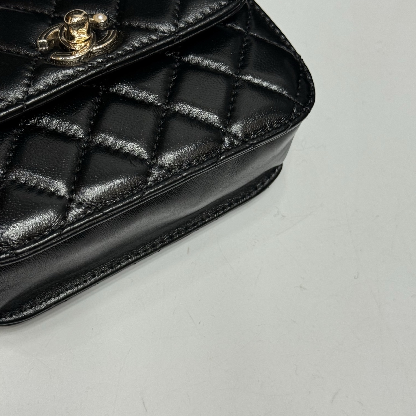 Chanel Pearl-Handle Flap Bag