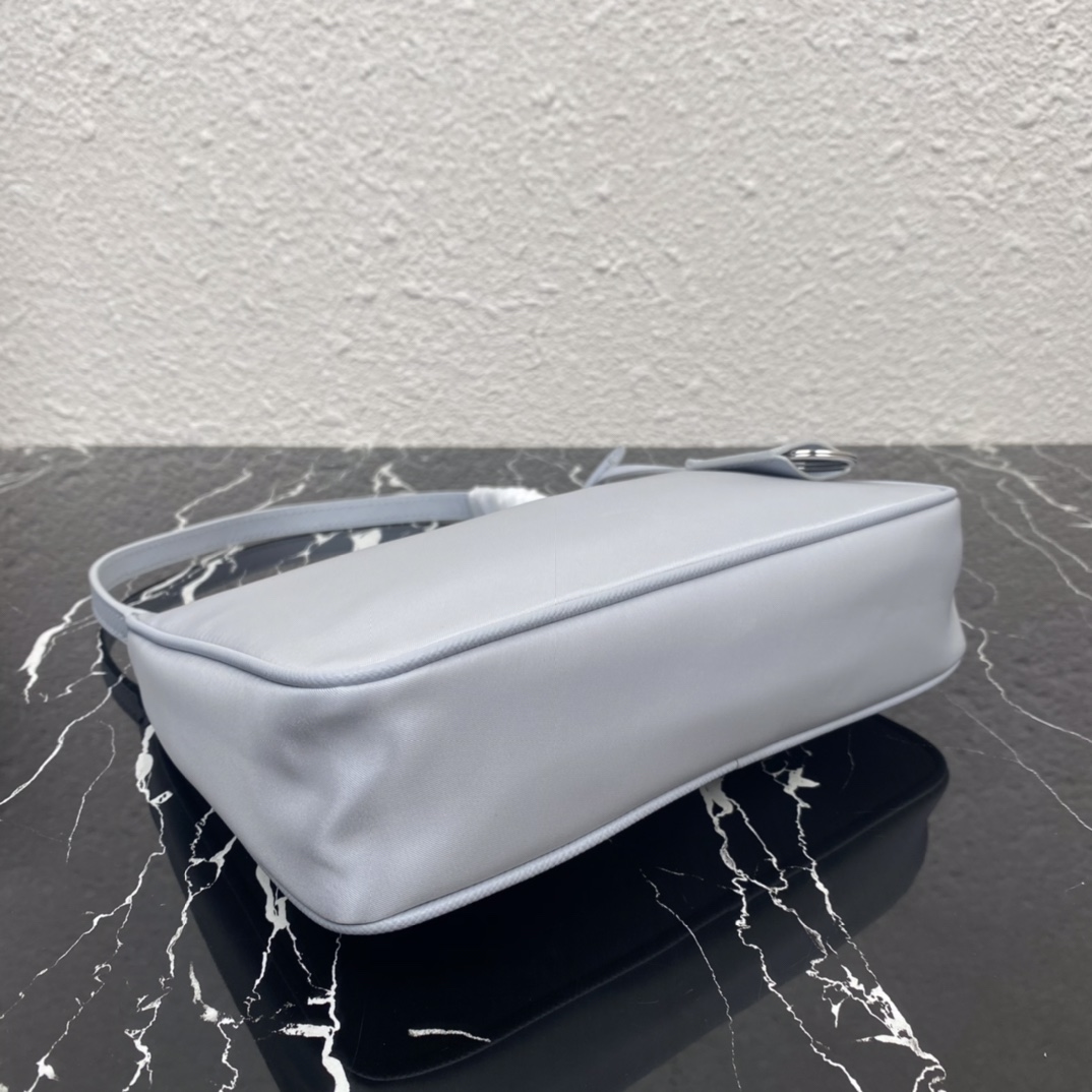 Prada Ice Grey Hobo Bag