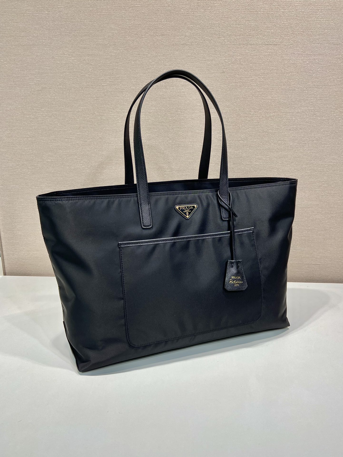 Prada Soft Calf Leather Tote Bag