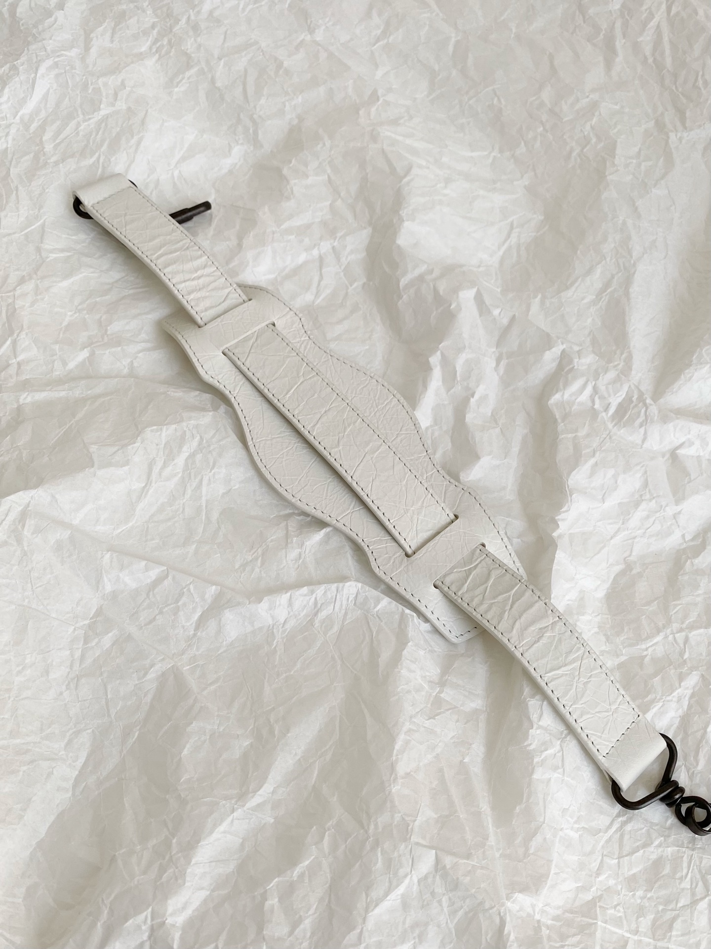 Balenciaga Le City Bag in Waxed White