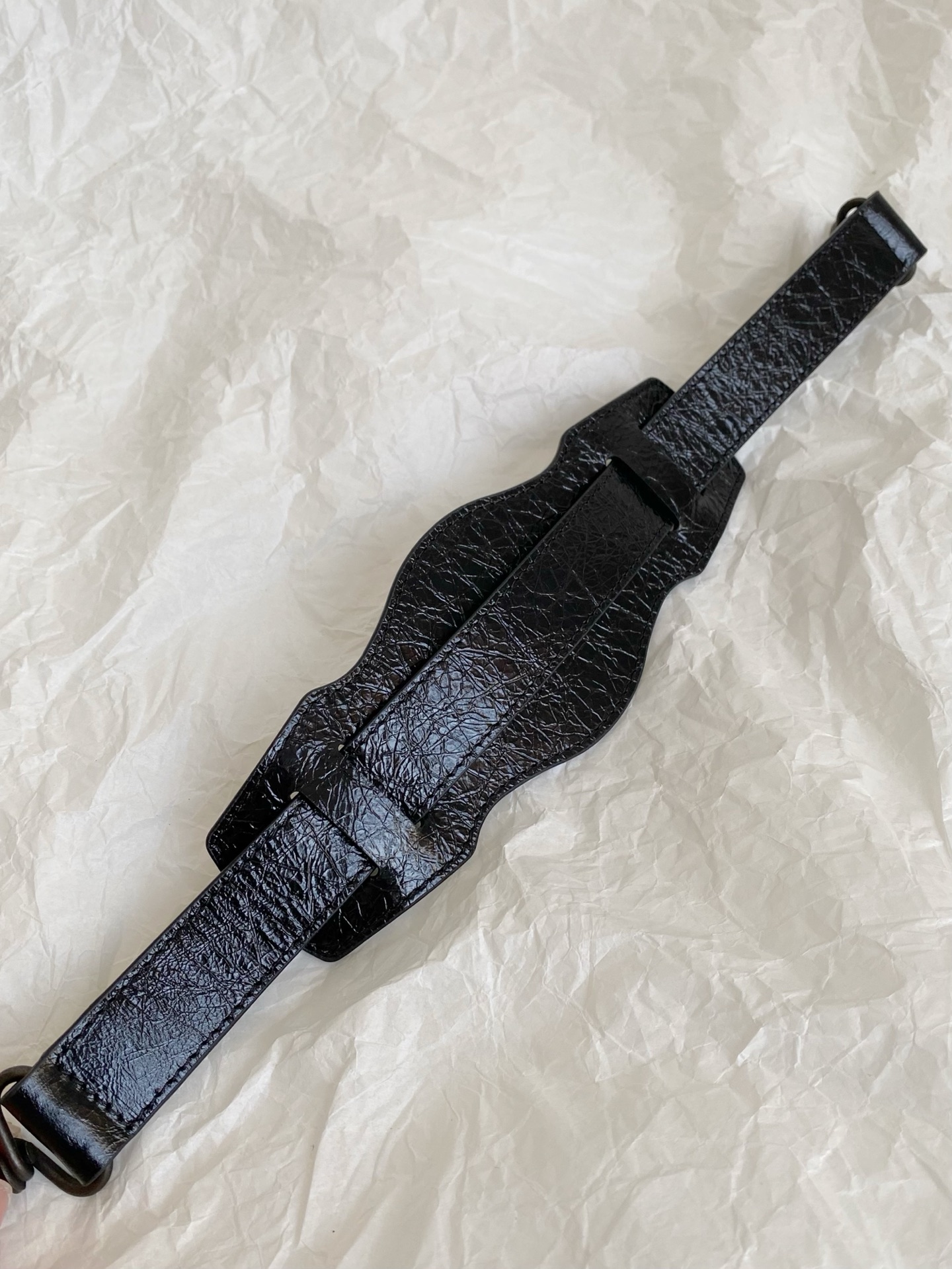 Balenciaga Le City Bag in Waxed Black