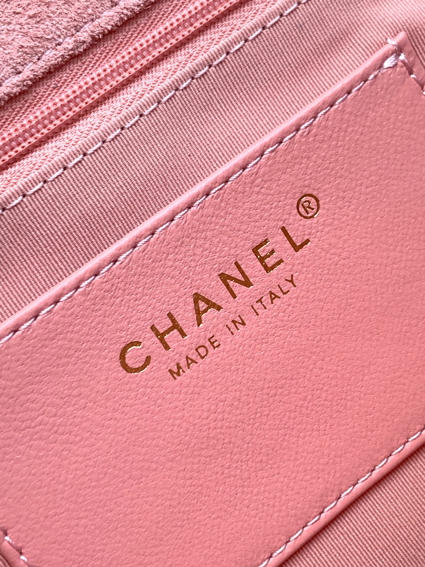 CHANEL 26C Large CF Bag in Pink Suede