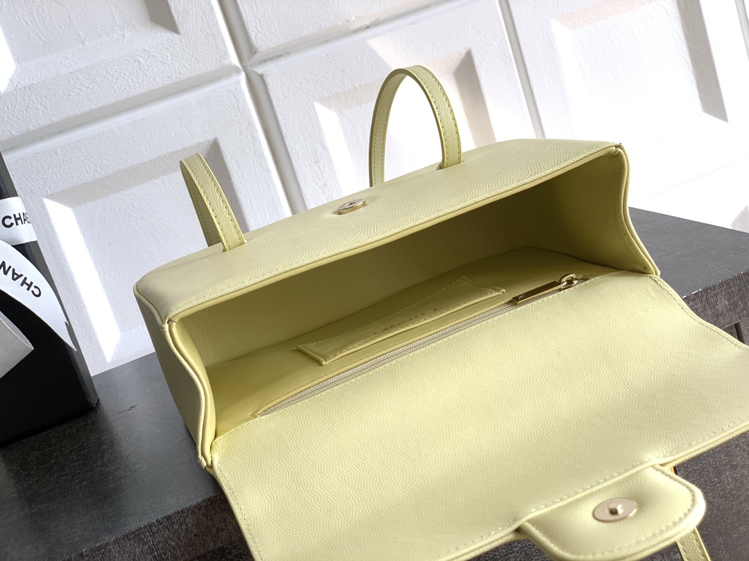 CHANEL Calfskin Flap Shoulder Bag