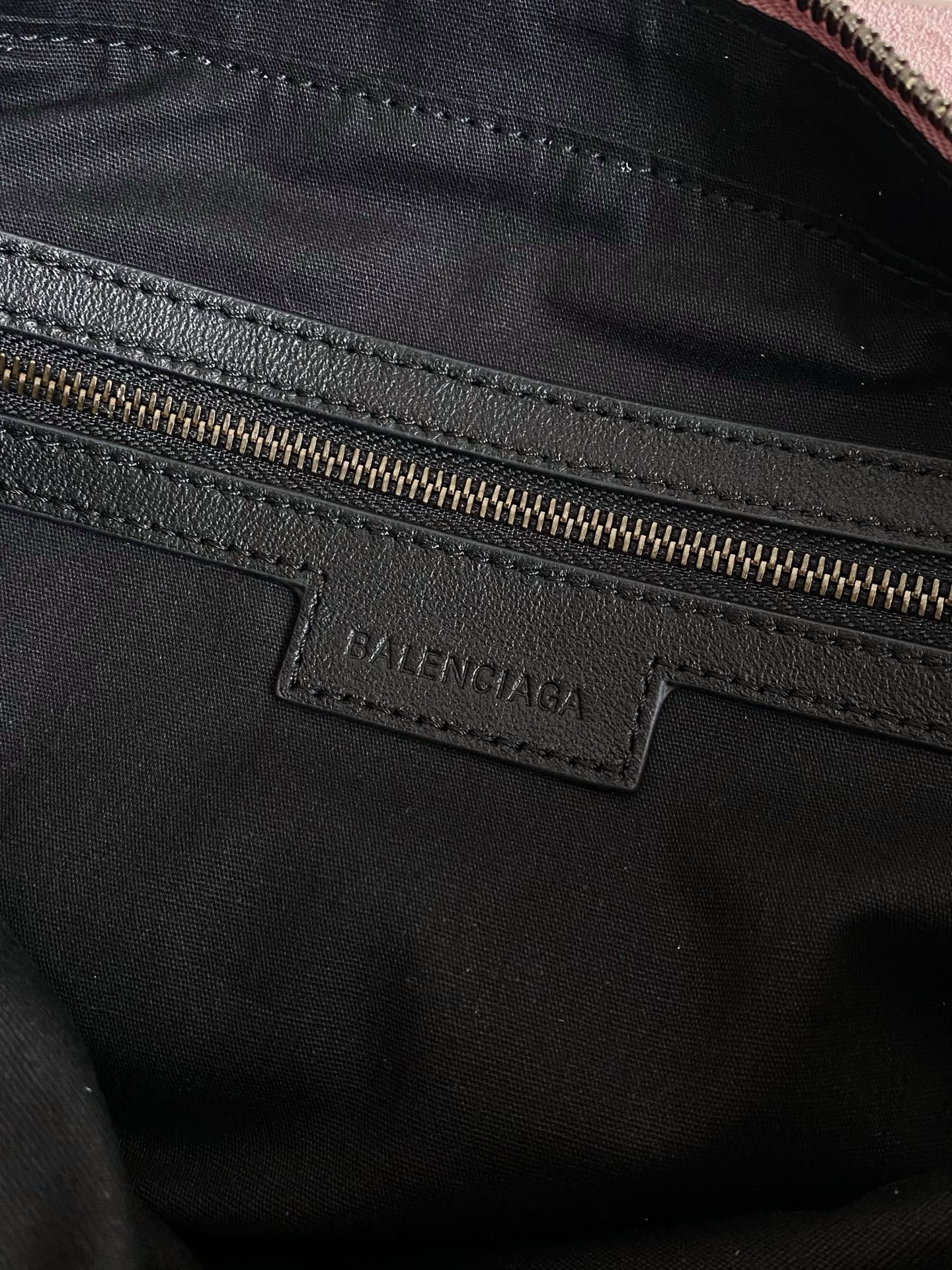 Balenciaga Suede Le City Bag in Gradient Pink