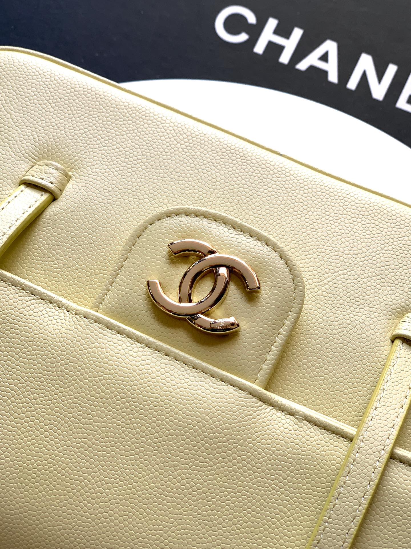 CHANEL Calfskin Flap Shoulder Bag