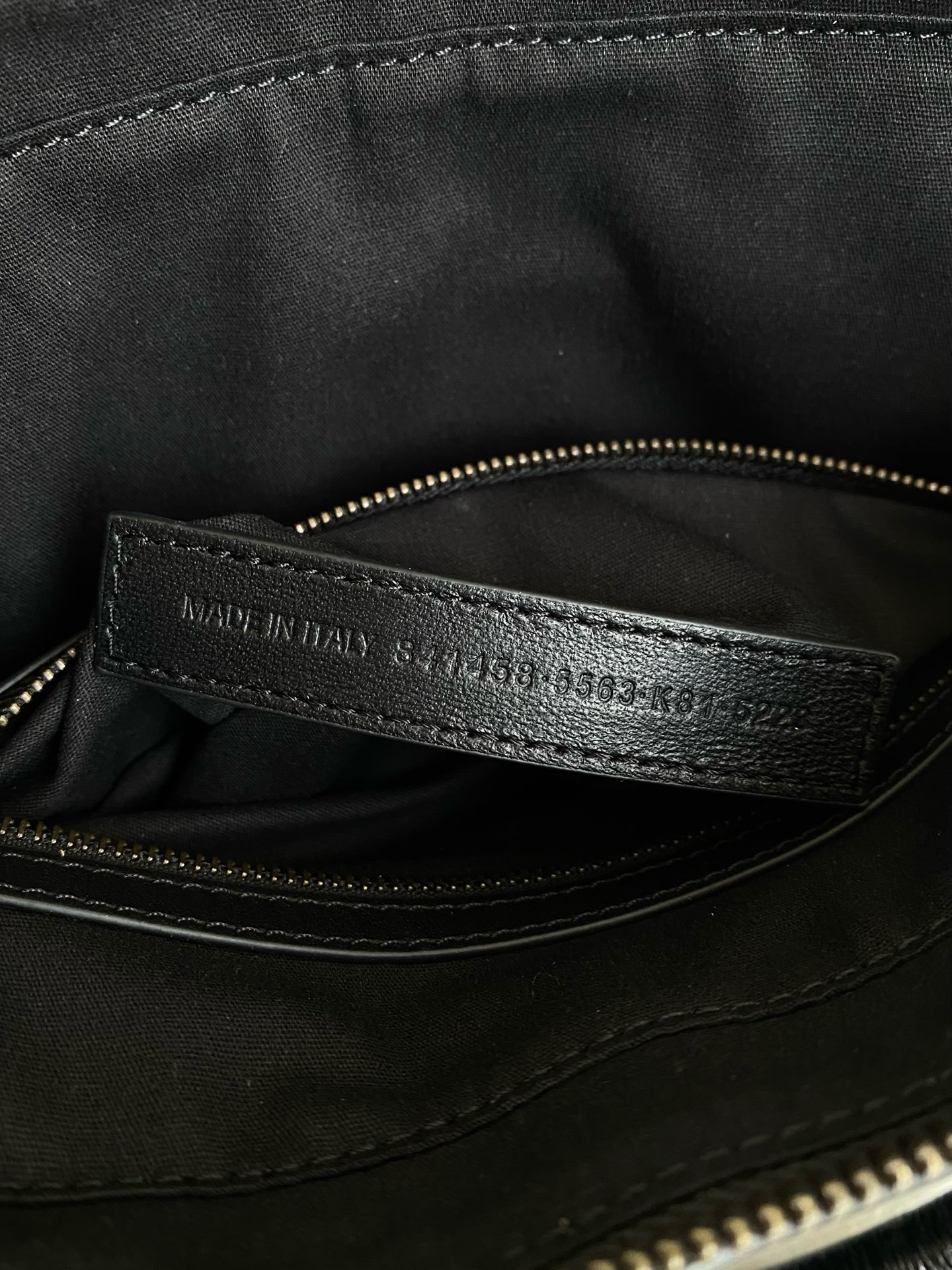 Balenciaga Le City Bag in Waxed Black