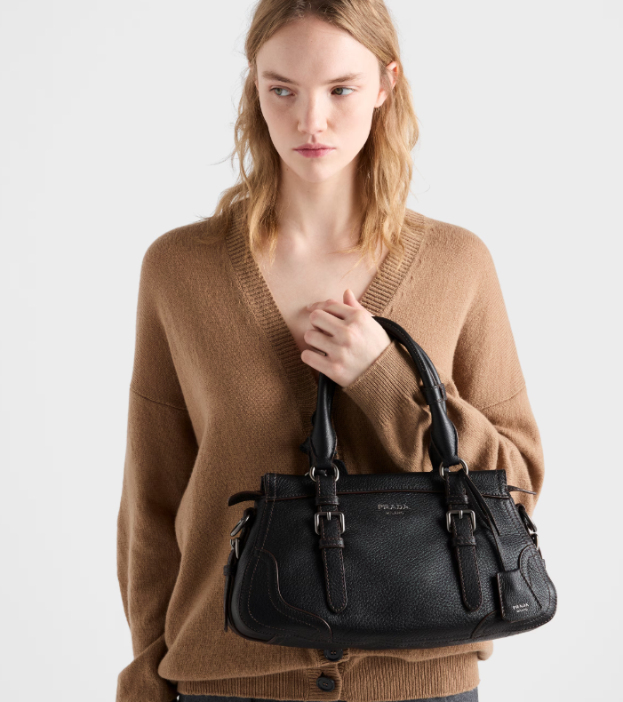 Prada Large leather tote bag