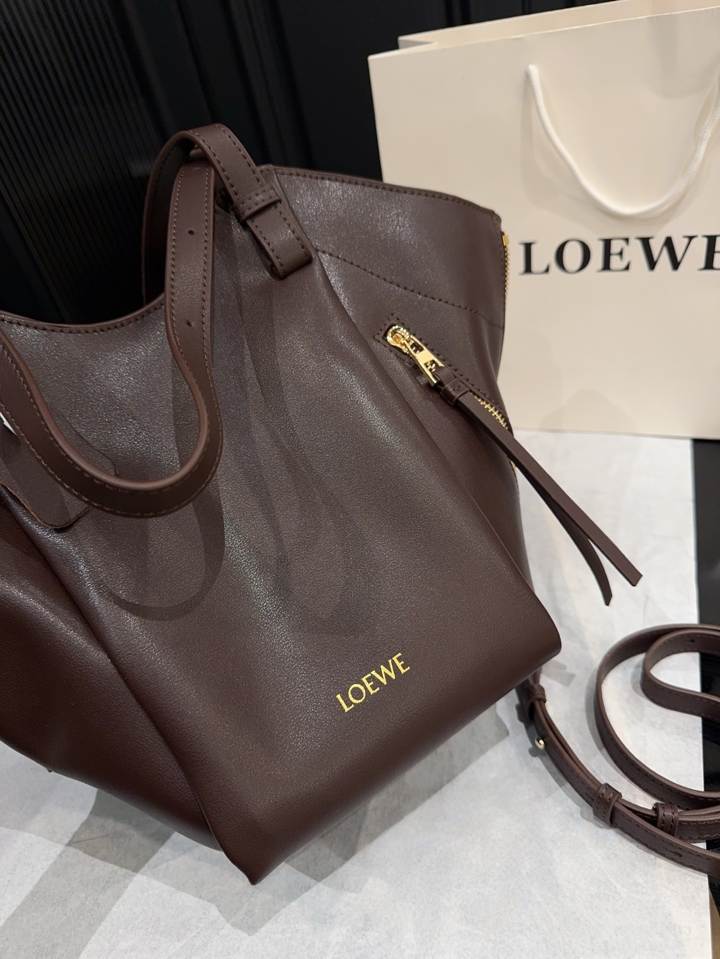 The LOEWE Hammock Flip Bag is HERE!