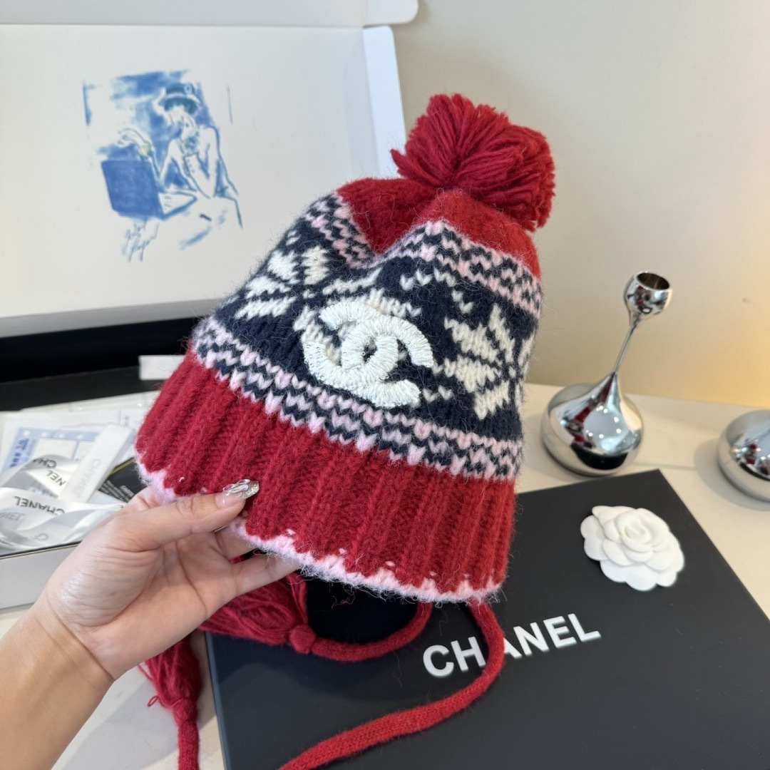 Chanel Ear Flap Hat