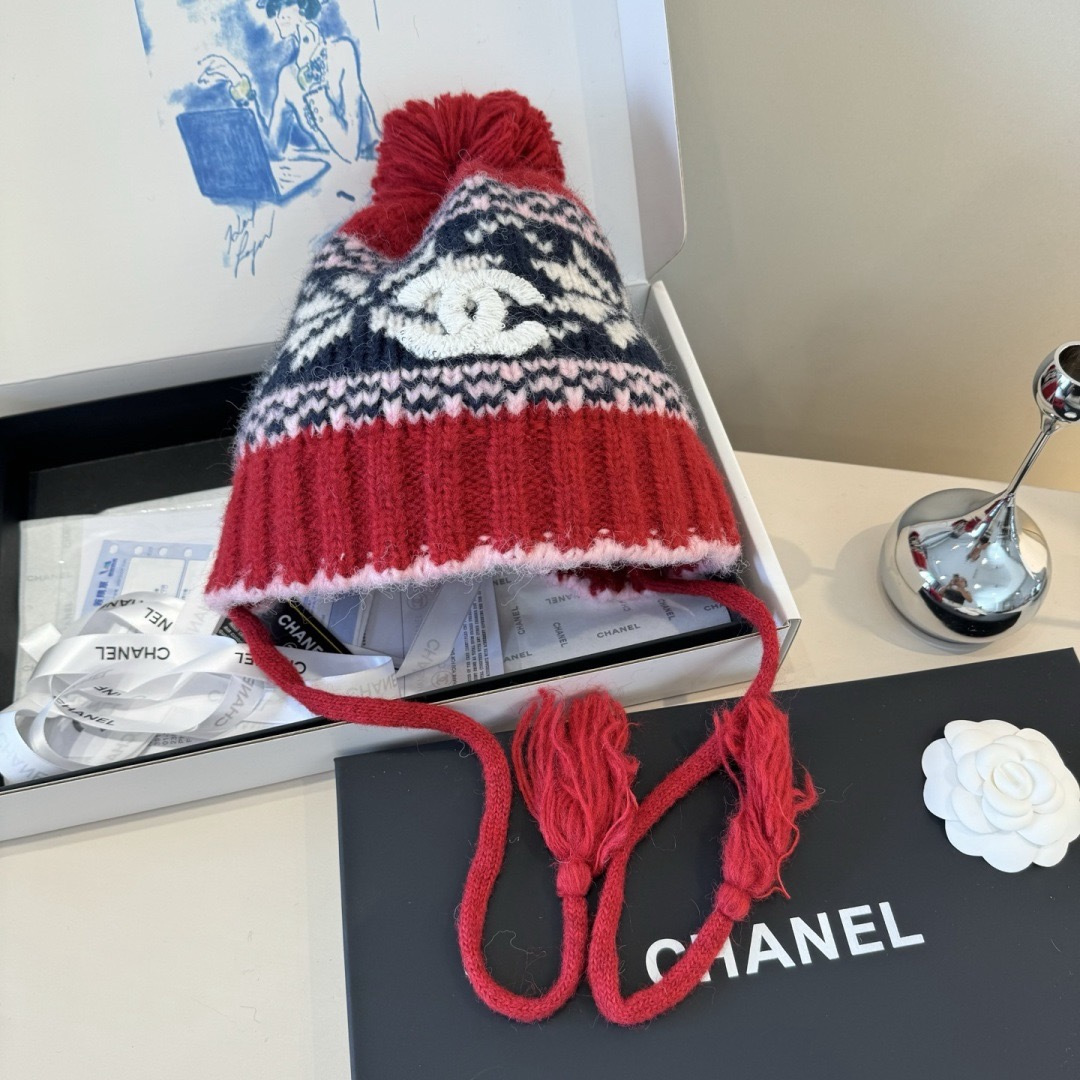 Chanel Ear Flap Hat