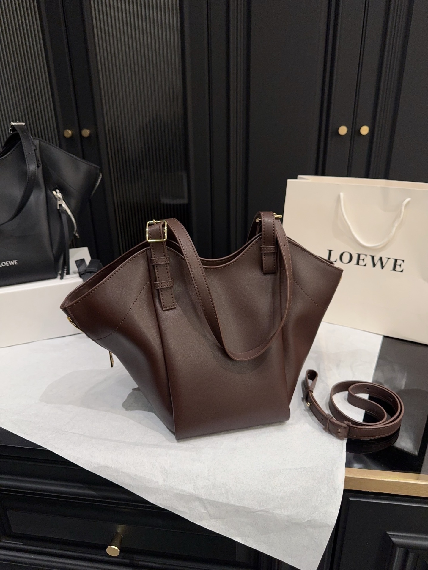 The LOEWE Hammock Flip Bag is HERE!