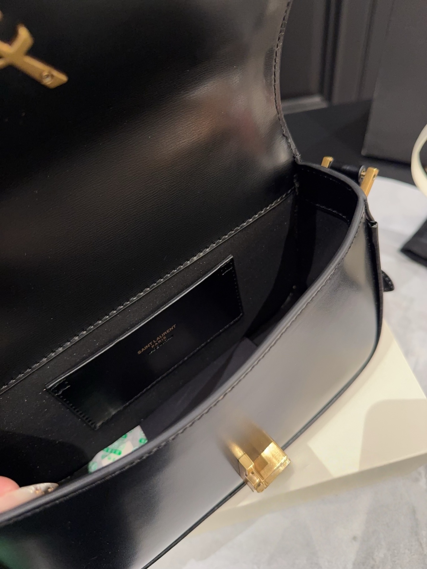 Yves Saint Laurent Solferino Small Box Bag - Model P278 (Full Set with Packaging)