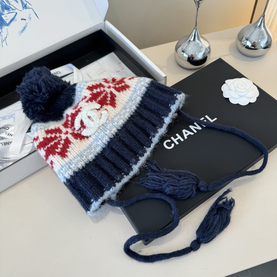 Chanel Ear Flap Hat