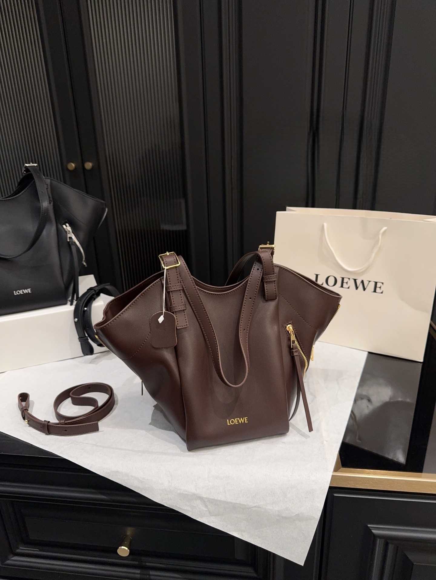 The LOEWE Hammock Flip Bag is HERE!