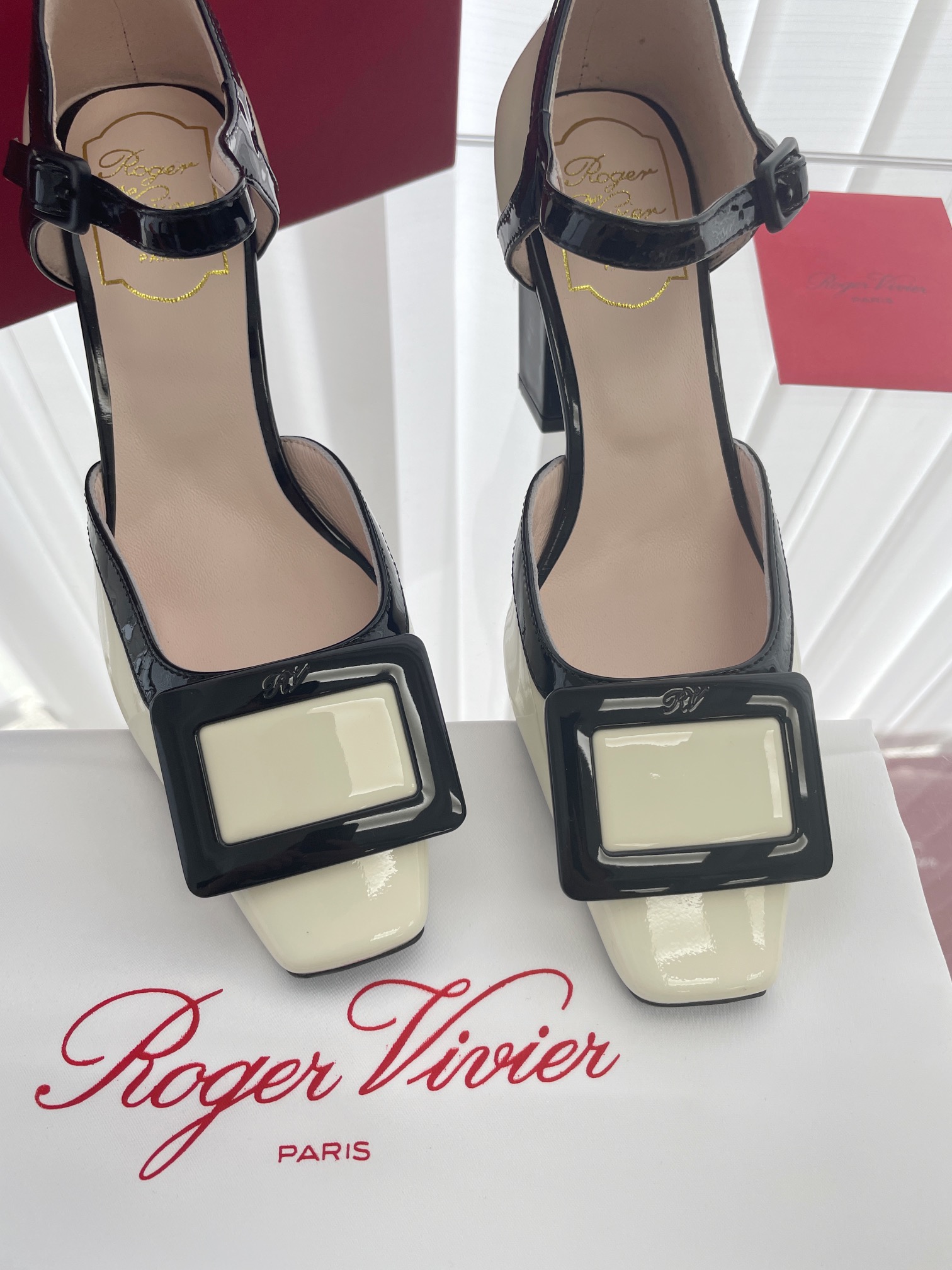 Roger Vivier Patent Leather Sandals