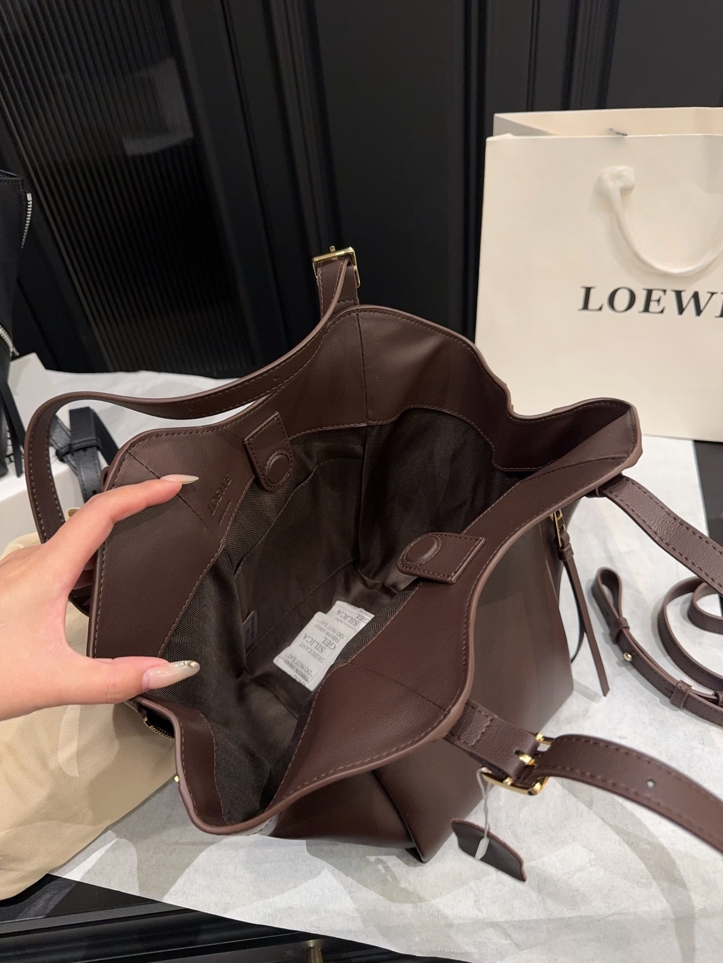 The LOEWE Hammock Flip Bag is HERE!