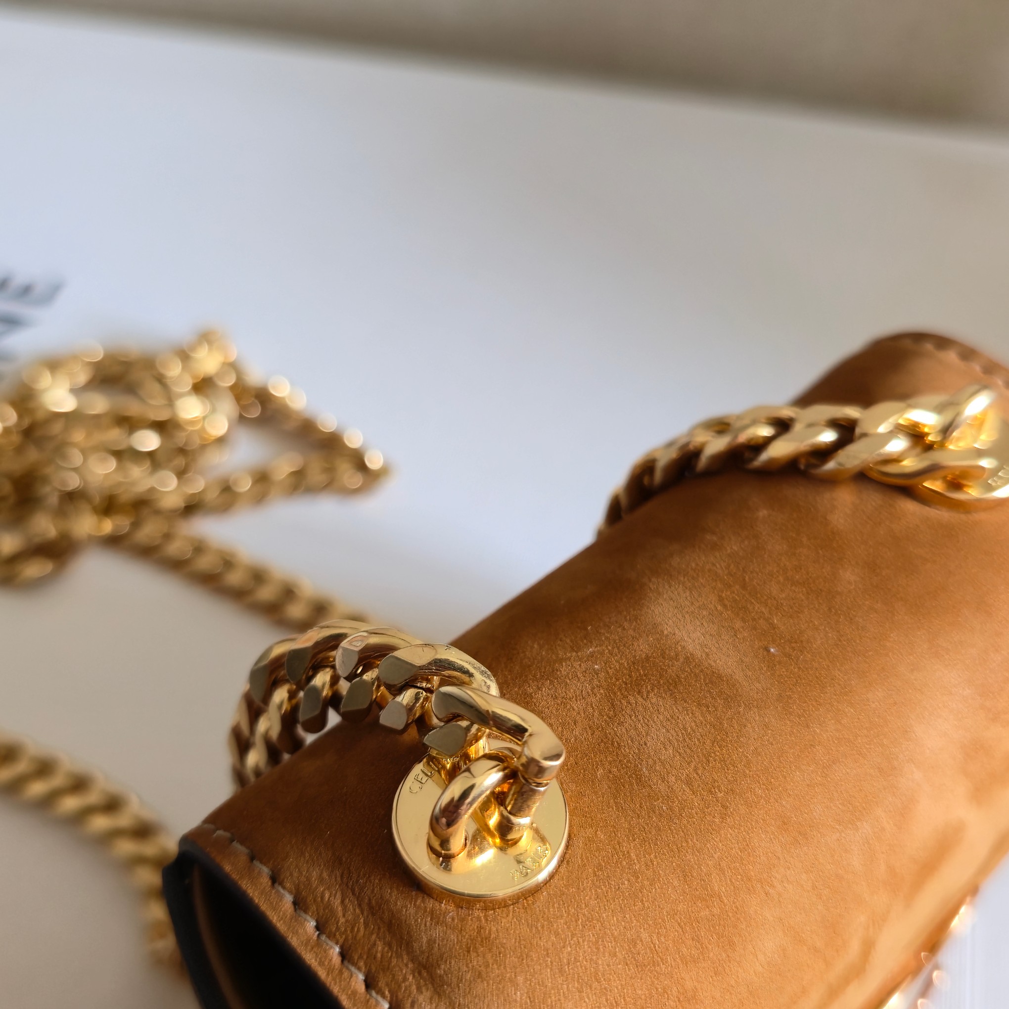 CELINE 2025 Mini Chain Earphone Case