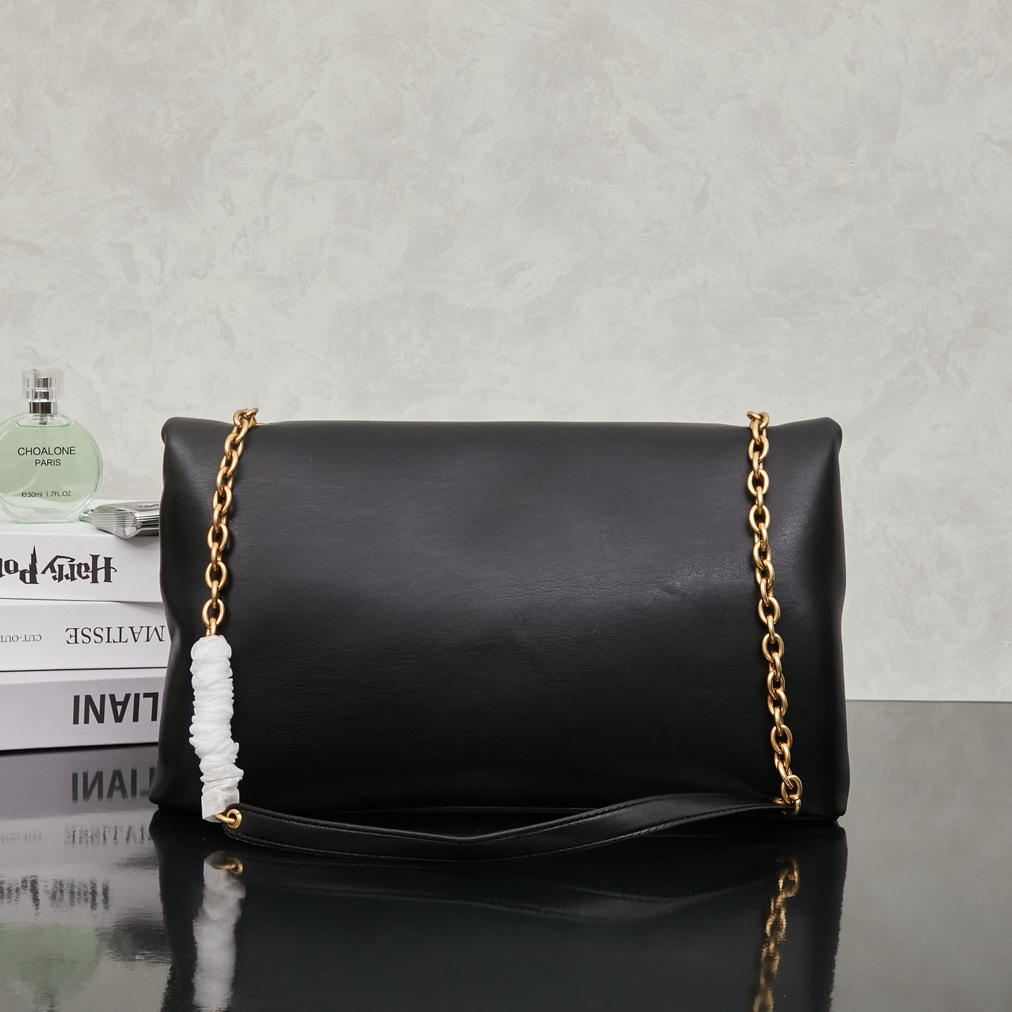 Saint Laurent Large Envelope Chain Bag in Lambskin