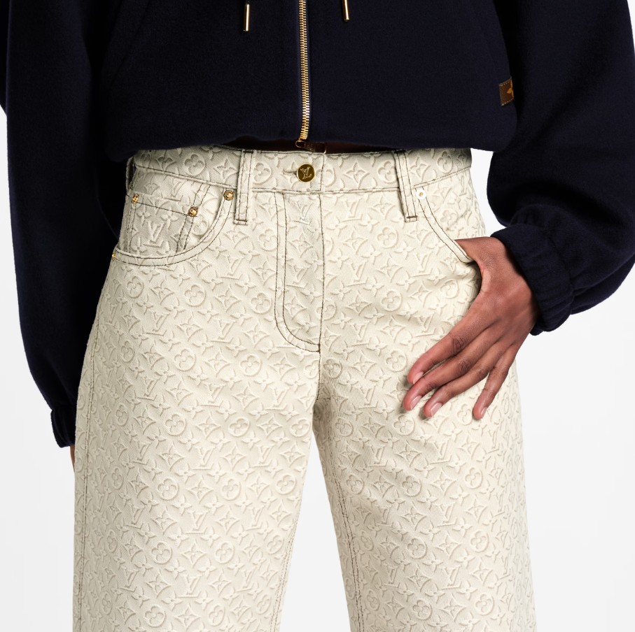 Louis Vuitton 1AJGXD 3D Monogram Jeans