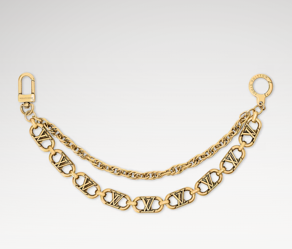 LV M03687 Flower Links Chain Belt