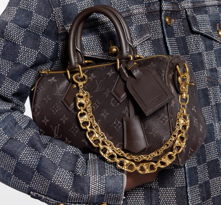 LV M03687 Flower Links Chain Belt