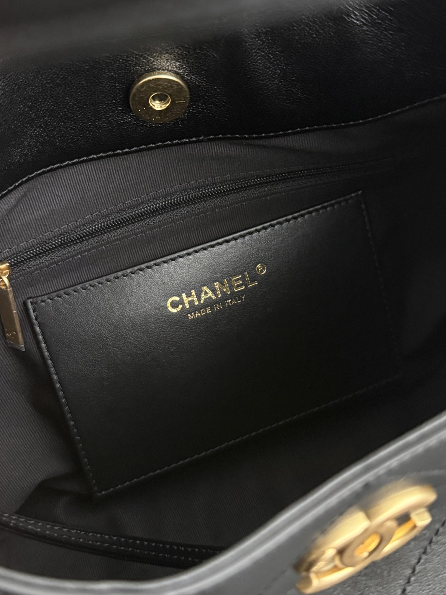 Chanel Small Hobo Bag in Black