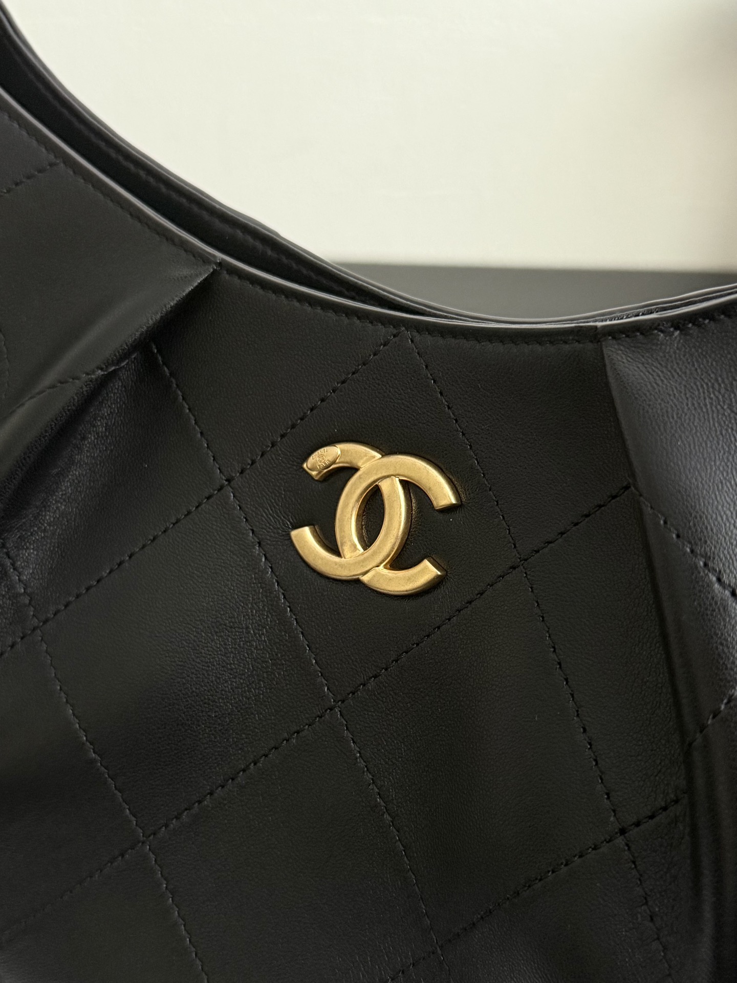Chanel Small Hobo Bag in Black