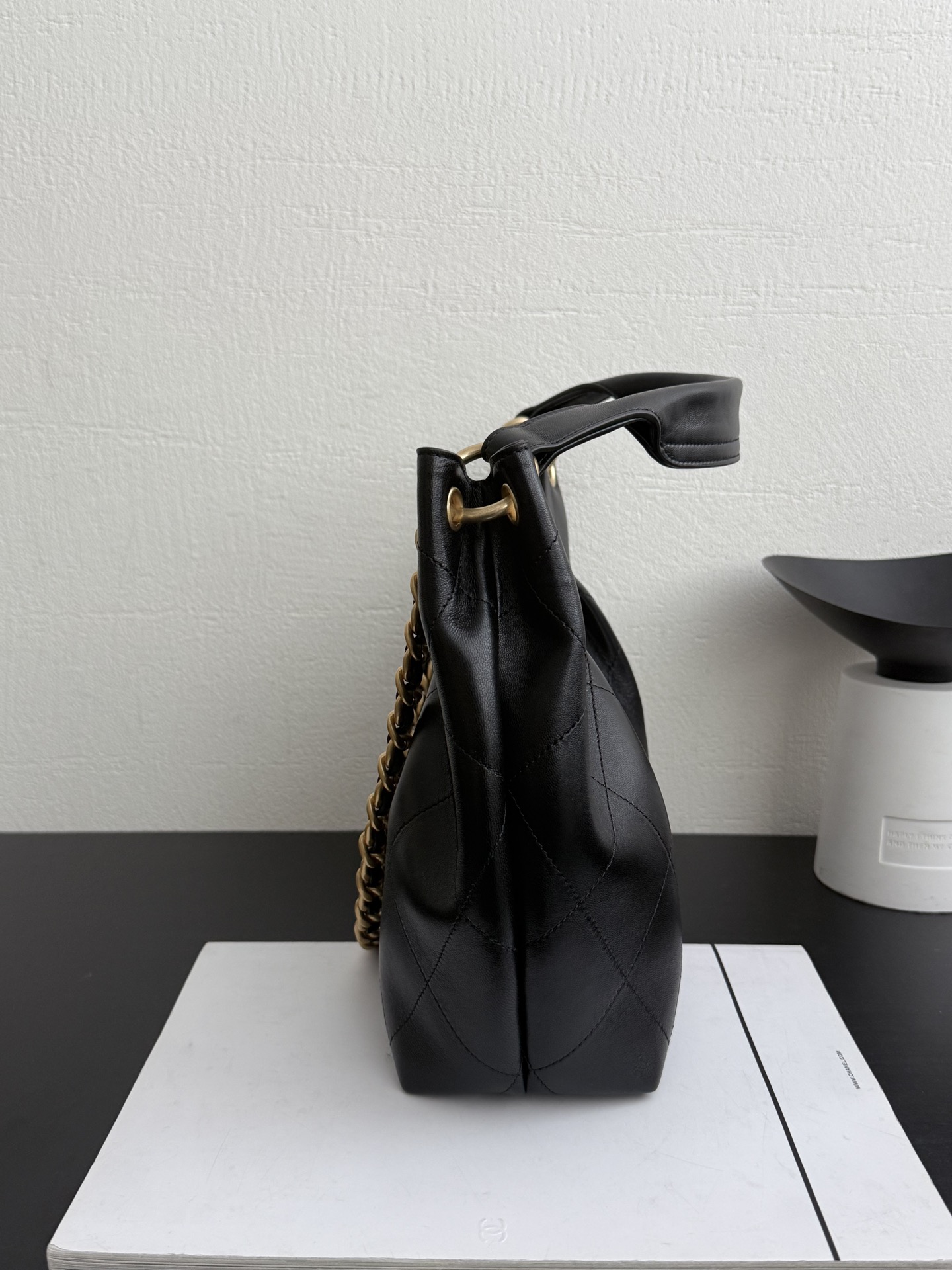 Chanel Small Hobo Bag in Black