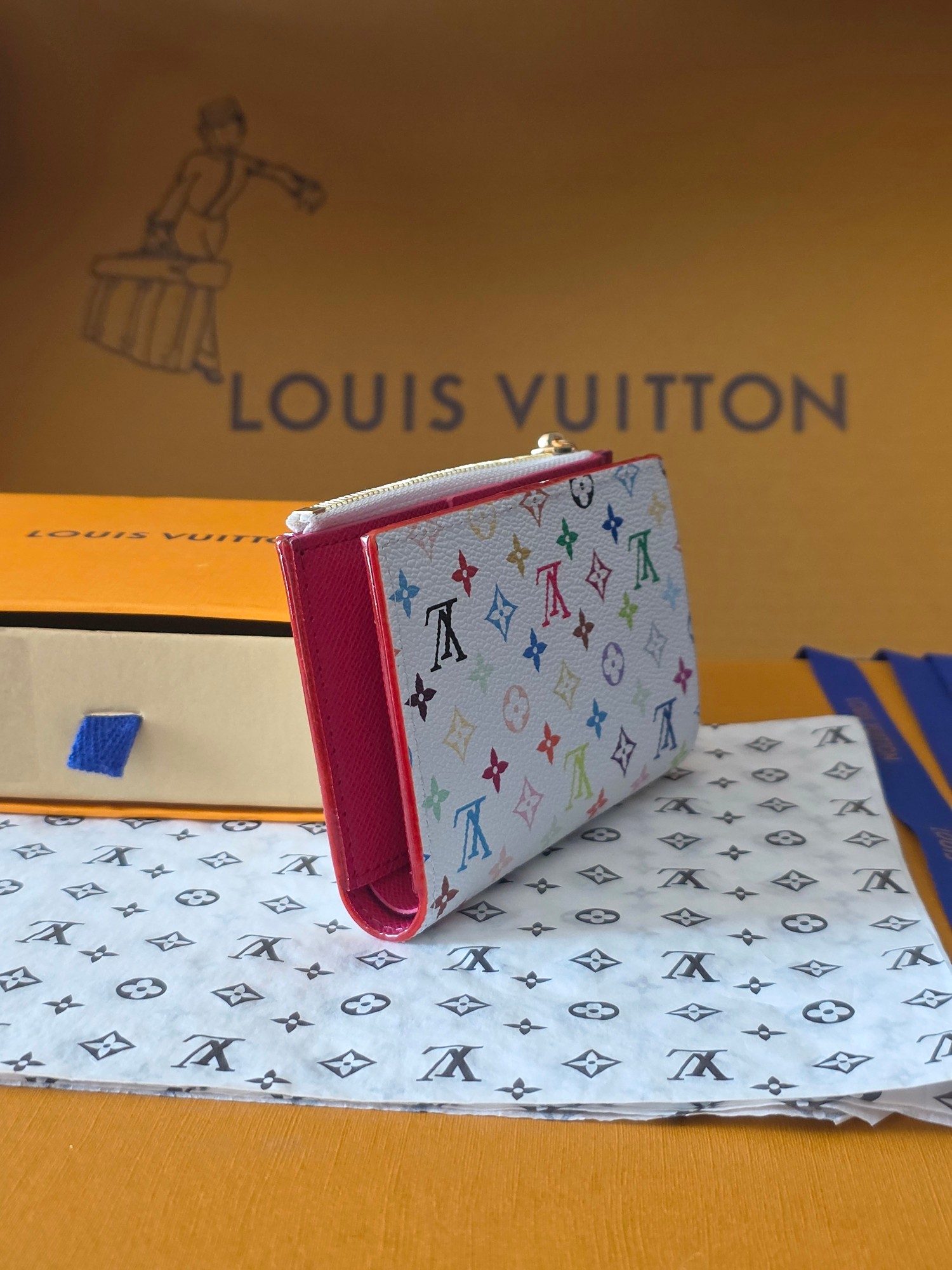 LOUIS VUITTON M27736 NEW LV x TM Lisa Wallet