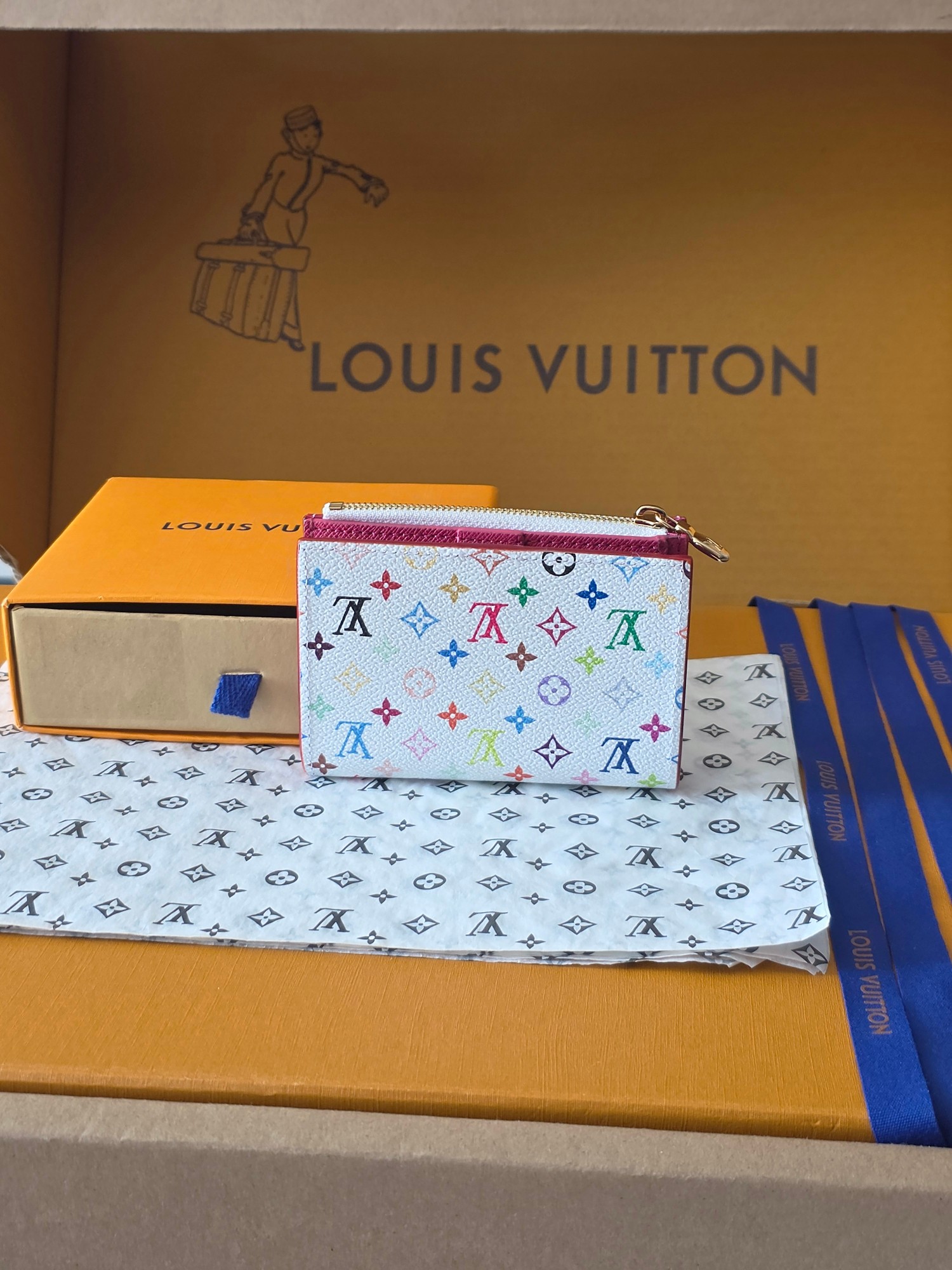 LOUIS VUITTON M27736 NEW LV x TM Lisa Wallet