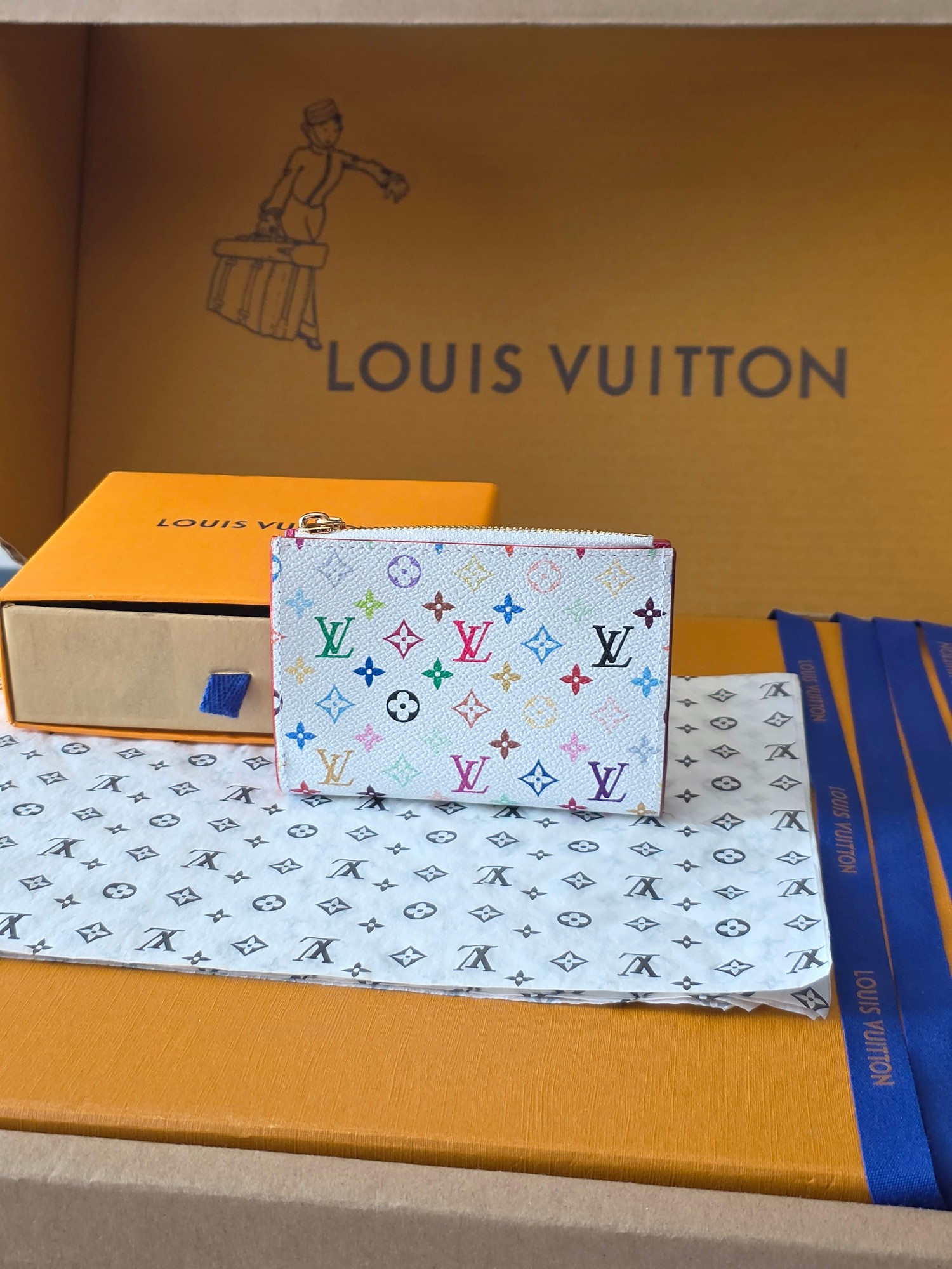 LOUIS VUITTON M27736 NEW LV x TM Lisa Wallet