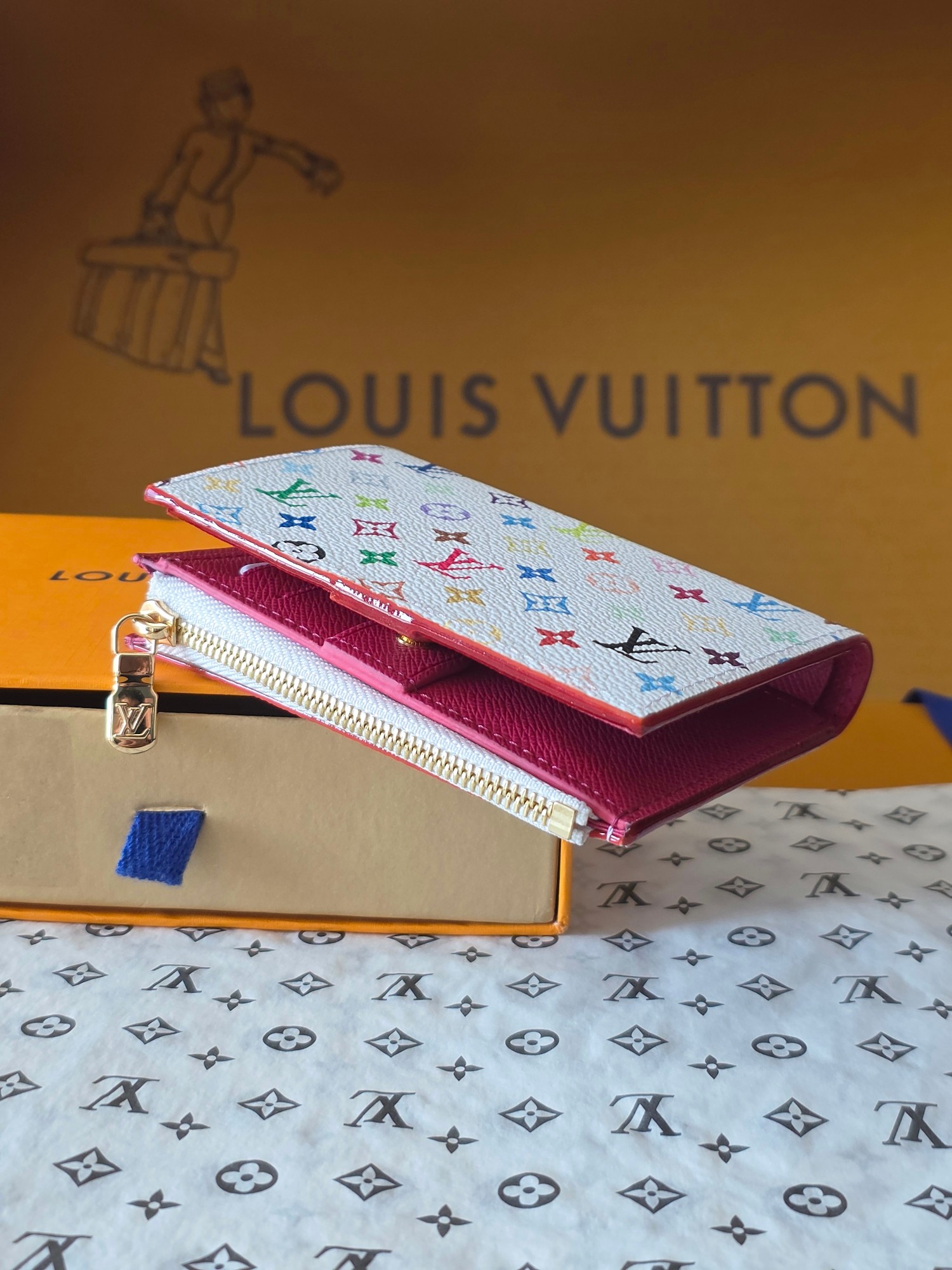 LOUIS VUITTON M27736 NEW LV x TM Lisa Wallet
