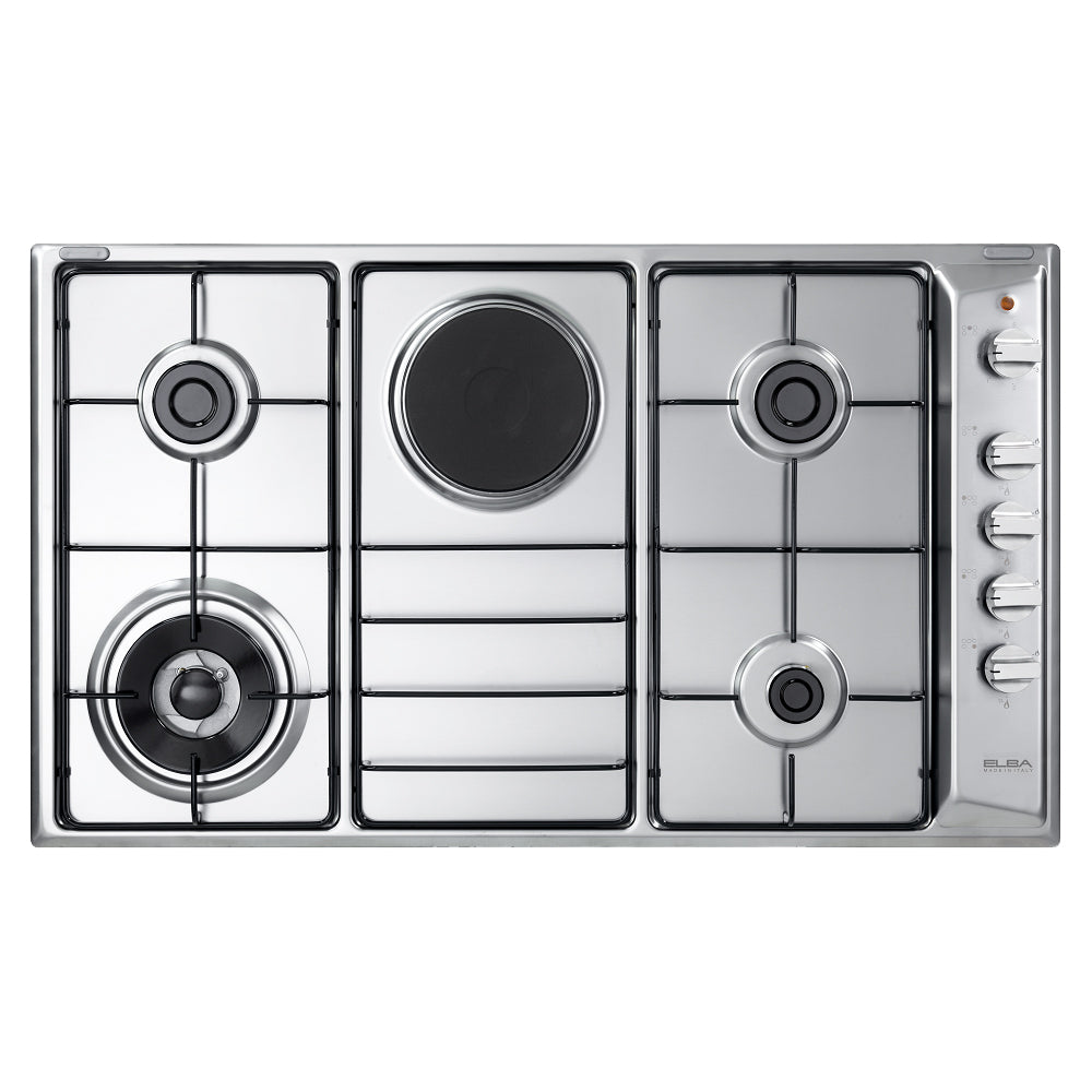EHS948D1S 90CM 4-BURNER GAS HOB WITH HOT PLATE BURNER