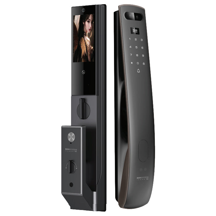 10C DIGITAL DOOR LOCK | Fingerprint | Face Scan | Peephole Screen | App | Free Basic Installation