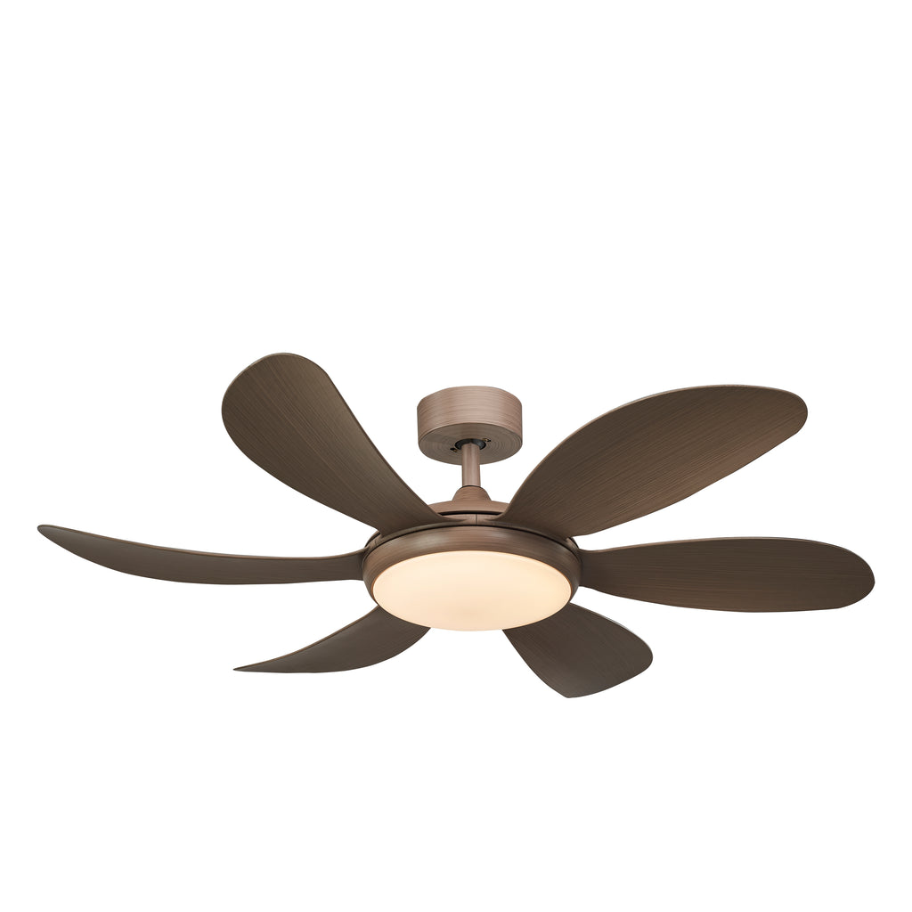 GIRASOL 46" 6-BLADE DC CEILING FAN WITH 36W LED LIGHT