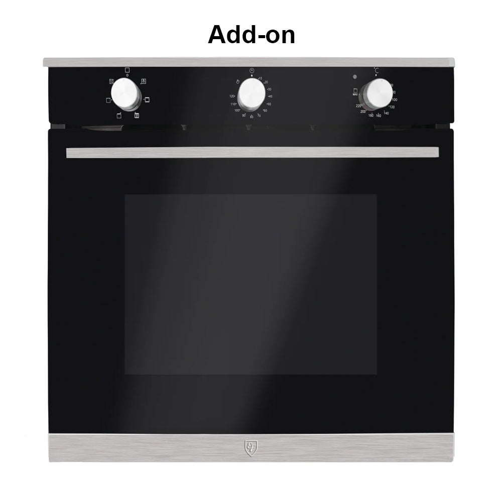 EFCH9201TSS 90CM HOOD & EFH3767 76CM GAS HOB + OPTIONAL BOAE63A OVEN