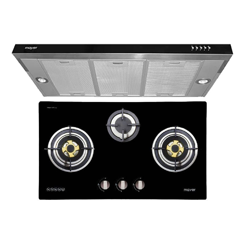 MMGH773HI 78CM GAS HOB + MMSI900HS 90CM SLIMLINE HOOD