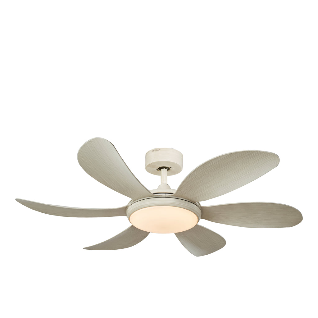 GIRASOL 46" 6-BLADE DC CEILING FAN WITH 36W LED LIGHT