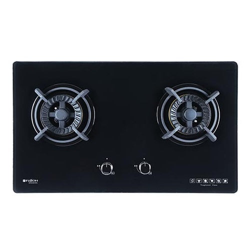 FH-GS6520 SVGL 2-BURNER GLASS GAS HOB