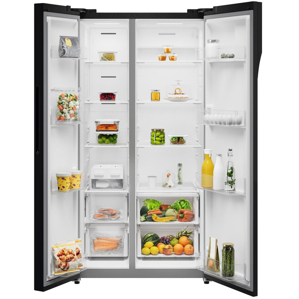ESE6201B-B 625L SIDE-BY-SIDE DOOR FRIDGE / FREE $150 GROCERY VOUCHER REDEEM FROM AGENT