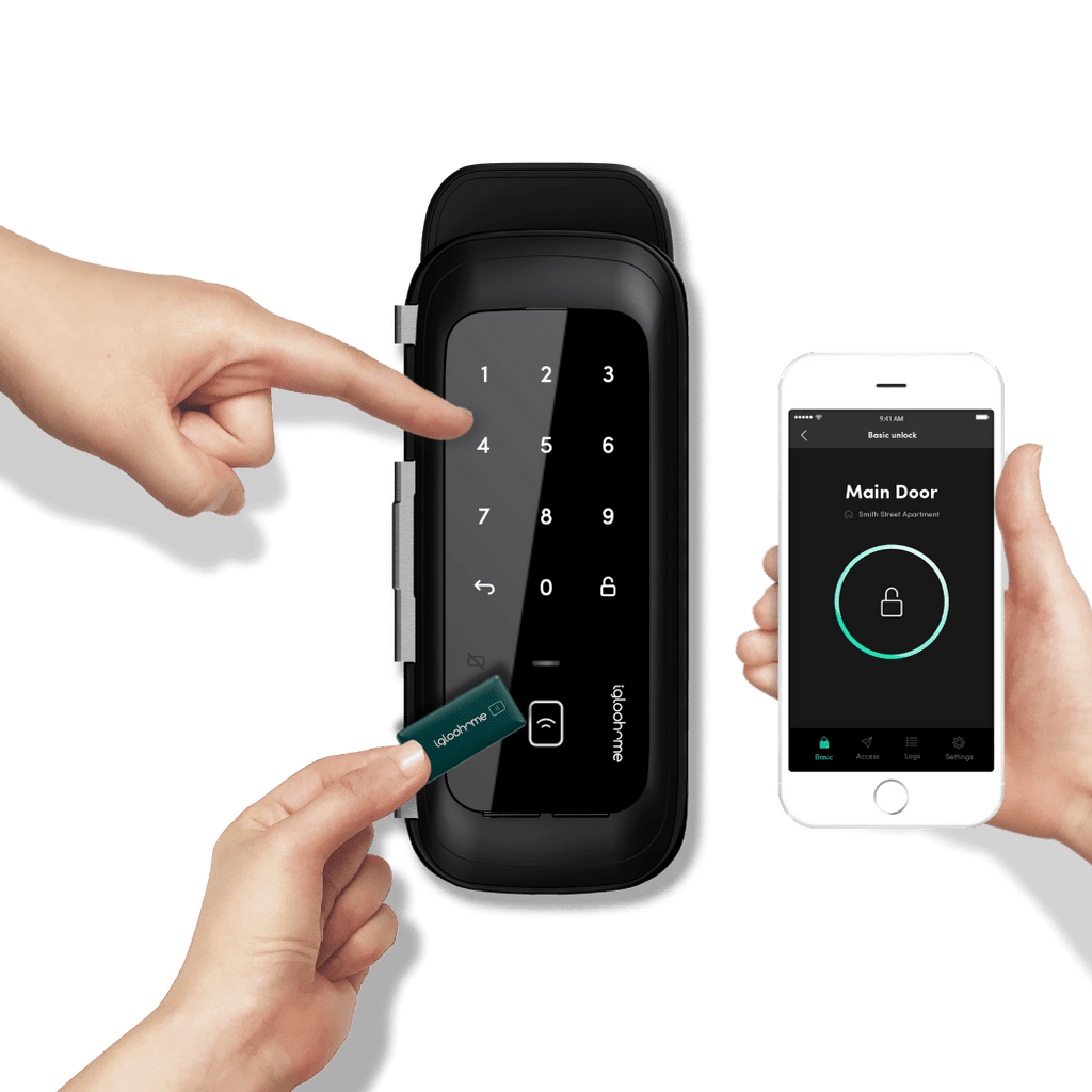 GLASS DIGITAL DOORLOCK + FREE BASIC INSTALLATION