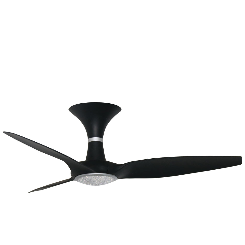 BREEZE 45/52" DC CEILING FAN + CRYSTAL LED LIGHT