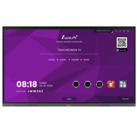 SW65TSG3E 65" INTERACTIVE TOUCH SCREEN DISPLAY (EDUCATION SERIES)