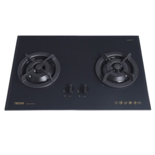 T22TGSV 75CM 2-BURNER GAS HOB + FREE BASIC INSTALLATION