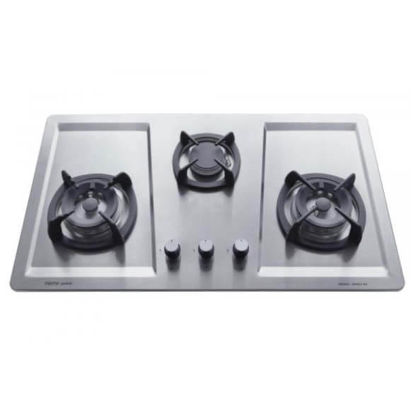 SR883SV 90CM 3-BURNER GAS HOB + FREE BASIC INSTALLATION