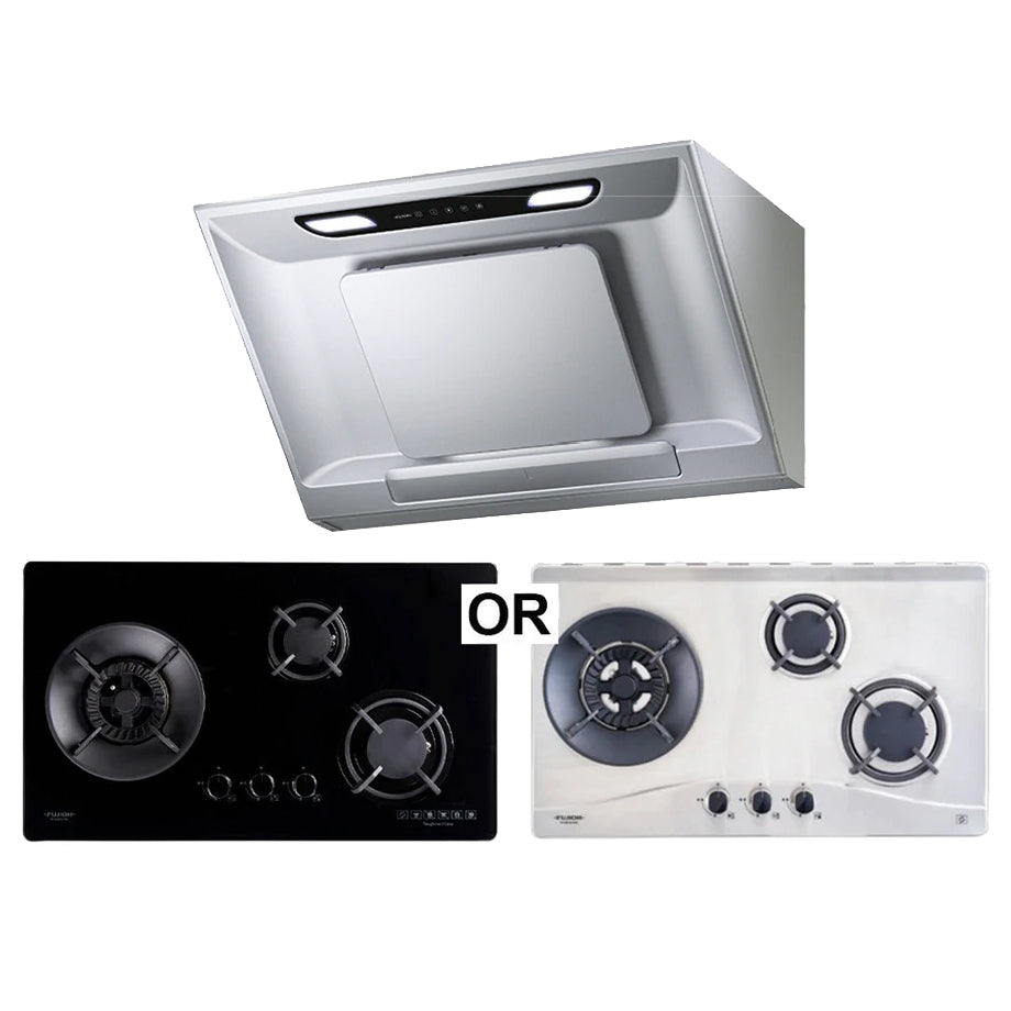 FH-GS5035 3-BURNER GAS HOB & FR-SC2090 HOOD