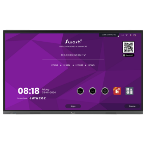 SW75TSG3E 75" INTERACTIVE TOUCH SCREEN DISPLAY (EDUCATION SERIES)
