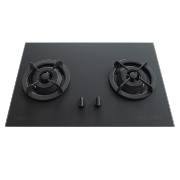 T22TGSV MATTE SERIES 75CM 2-BURNER GAS HOB + FREE BASIC INSTALLATION