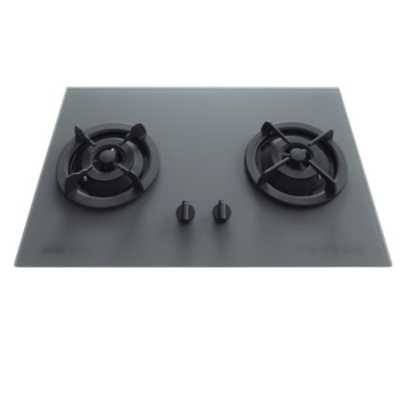 T22TGSV MATTE SERIES 75CM 2-BURNER GAS HOB + FREE BASIC INSTALLATION