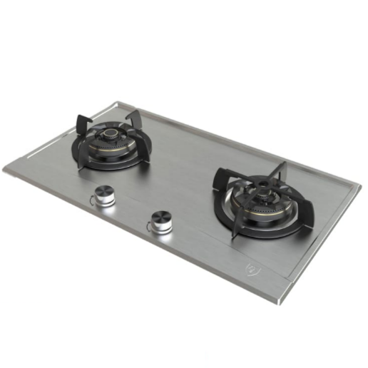 EFH2764WTVSB 76CM 2-BURNER GAS HOB